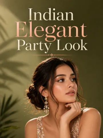 Indian Elegant Party Look